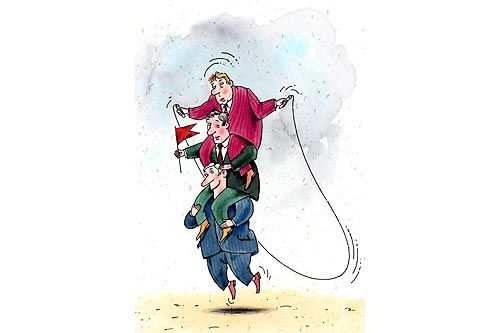 Защита и нападение | РИСУНОК Владимира СТЕПАНОВА